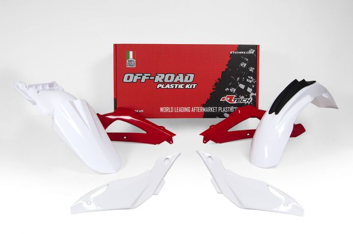 [R-KITHSQ-OEM-402 ] RTech Husqvarna TE 250-450 08-10 White-Red