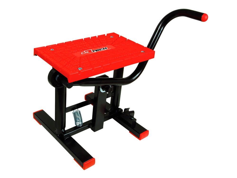RTech підставка Foot Lift Bike Stand Cross Tpu Plate Red