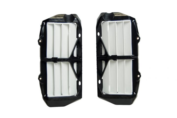 [R-GRKTMBN0019 ] RTech Oversize Radiator Louvres КТМ 19-21 Black-White