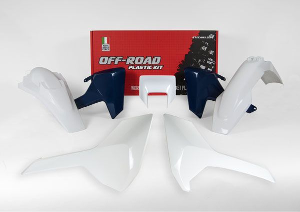 [R-KITHSQ-OEM-517 ] RTech Husqvarna TE/FE/TX 17-18 White-Blue
