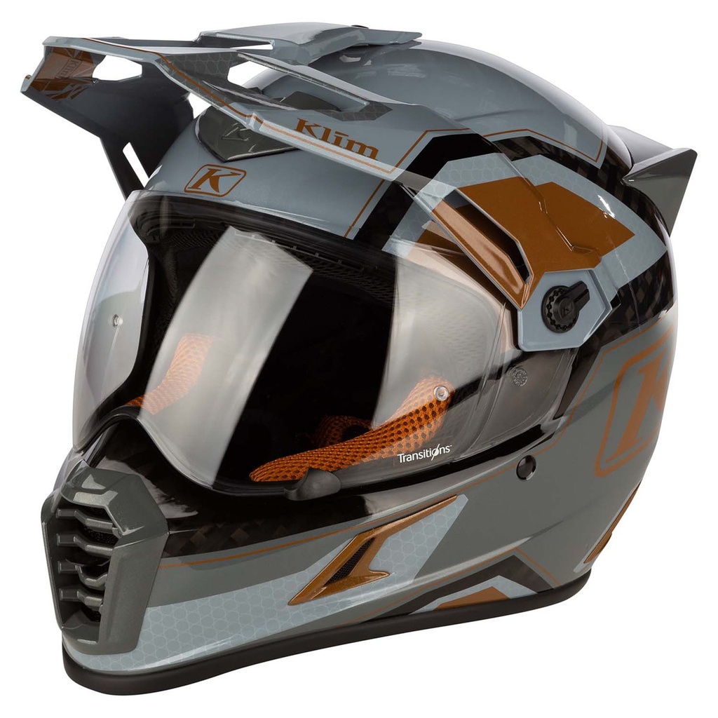 [3900-000-120-010 ] Klim Krios Pro Helmet ECE Only SM Rally Metallic Bronze 
