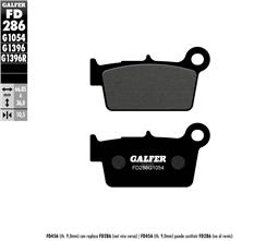 [FD286G1054] Galfer гальмівні колодки задні SEMI METALLIC Beta/Honda/Kawasaki/Suzuki/Yamaha (off-road)FD286G1054