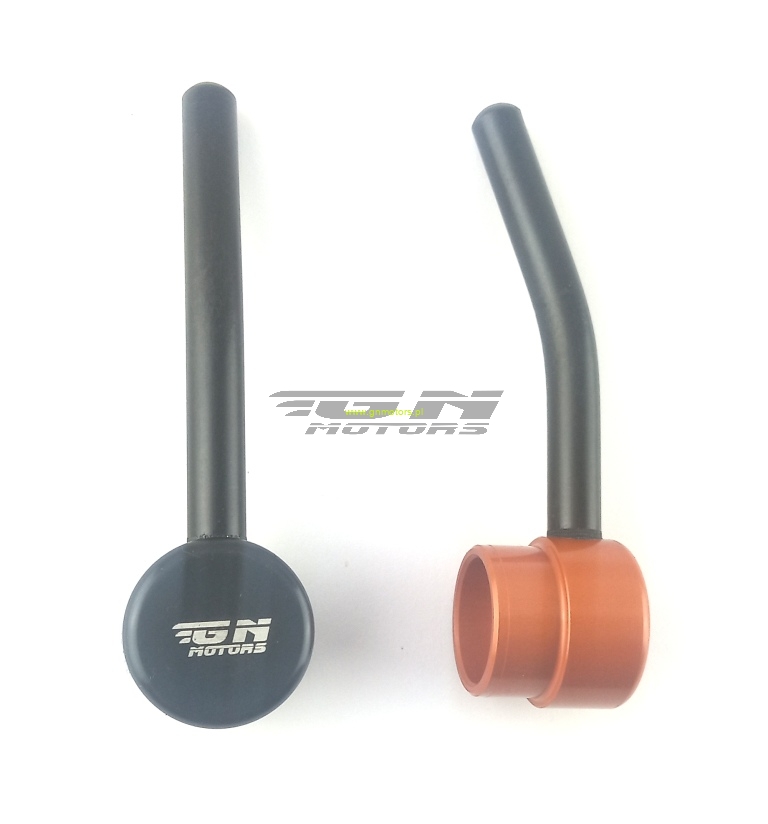 [344] GN знімач передньої осі 22mm KTM SX EXC 15- Black-orange