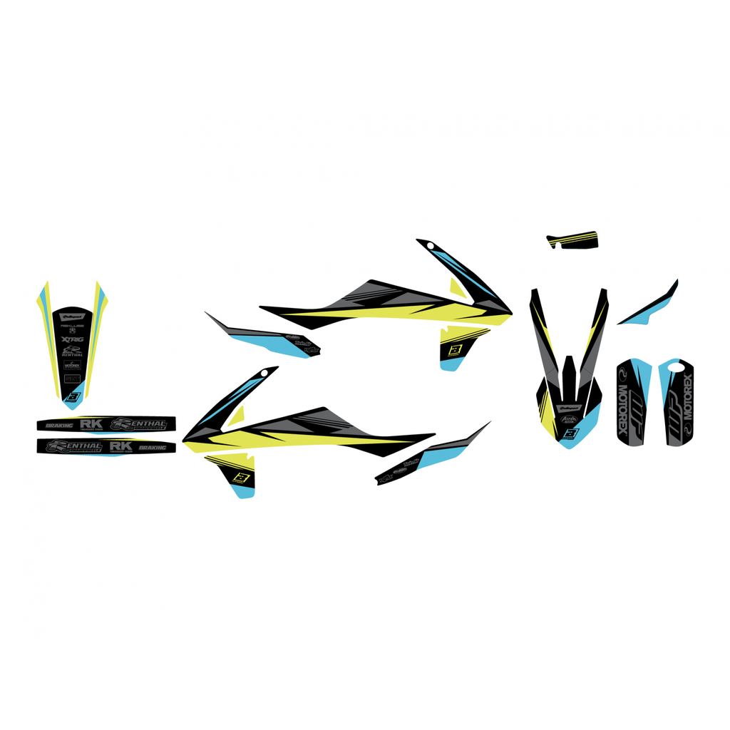 Blackbird комплект графіки Stealth KTM SX-SXF 19-22 / EXC 20-22 