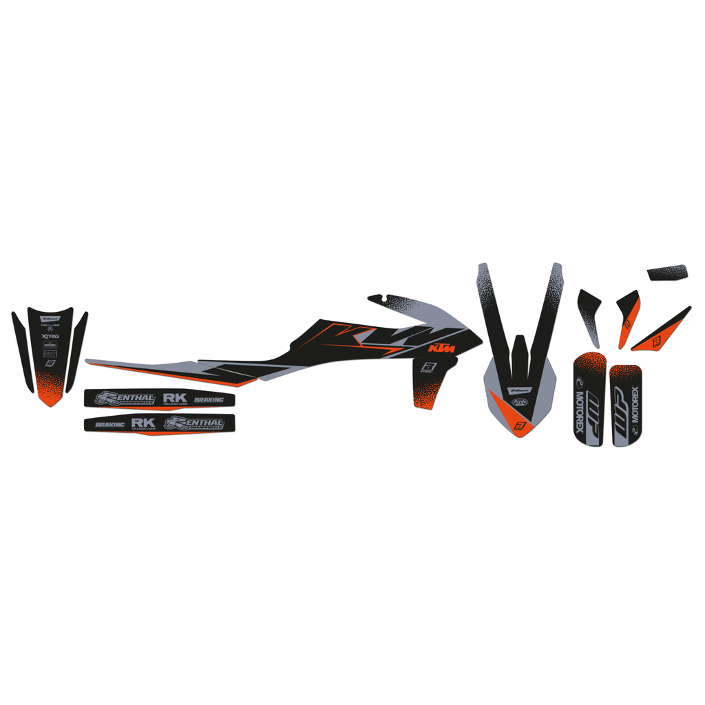 Blackbird комплект графіки Mat Black KTM SX-SXF 19-22 / EXC 20-22 