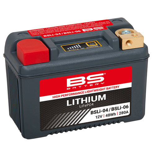 [360104] Акумулятор BS LIFEPO4 / BSLI-06 (148X86X105) (280A,48WH,4AH) сірий																														