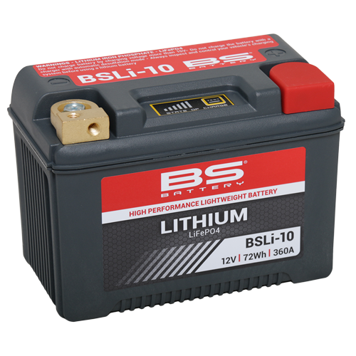 [360110] Акумулятор BS LIFEPO4 BSLI-10	(148 x 86 x 105) (12.8V 6Ah (72Wh) сірий 																													