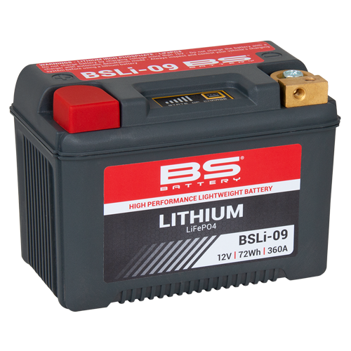 Акумулятор BS LIFEPO4 BSLI-09	(148 x 86 x 105) (12.8V 6Ah (72Wh) сірий	