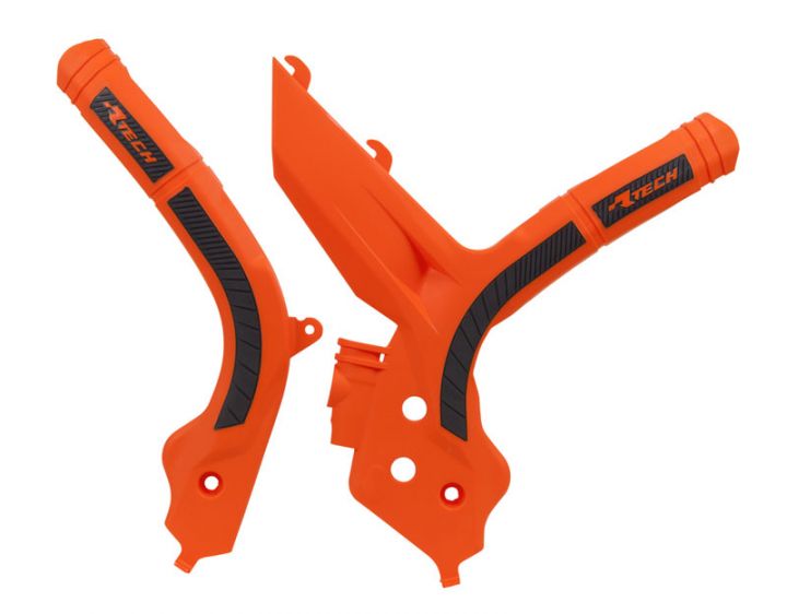 RTech захист рами KTM SX/SXF 19-22 / EXC/EXC-F 20-22 Orange-Black