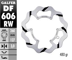 Galfer передній гальмівний диск WAVE FIXED GROOVED 260x3mm KTM & HUSQVARNA OFF-ROAD