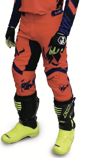 FM Pants Exagon X30 36 Orange/Blue