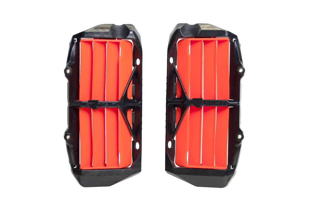 RTech Oversize Radiator Louvres КТМ 19-21 Black-Orange 