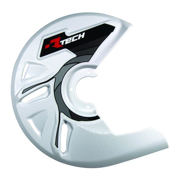 RTech Universal Brake Disk Protector Front White