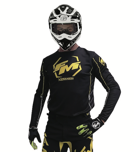FM Jersey Exagon X30 XL Black/Yellow