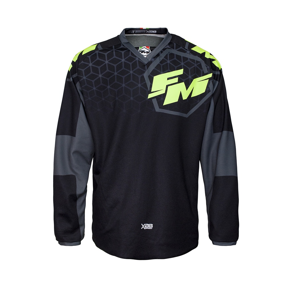 FM Jersey X29 Power L Black/Yellow 