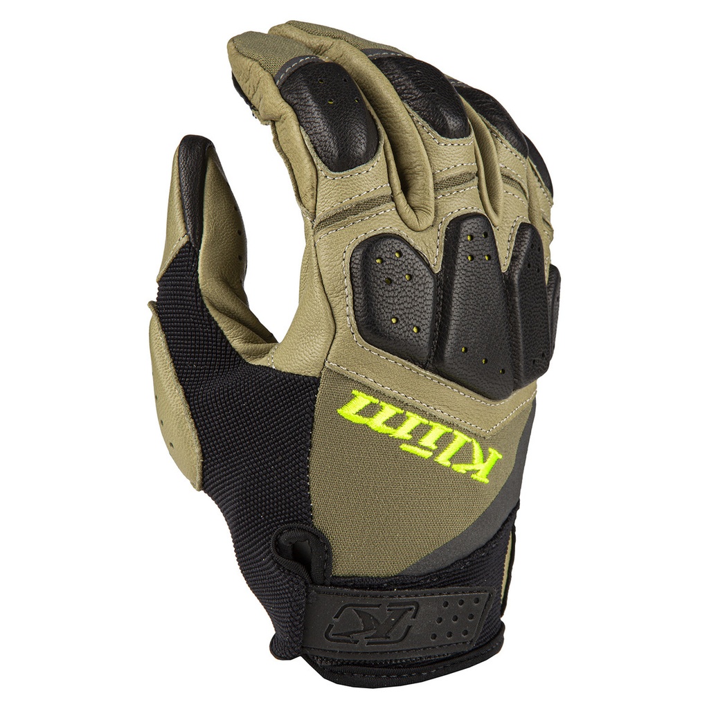 Klim Dakar Pro Glove SM Sage - Hi-Vis