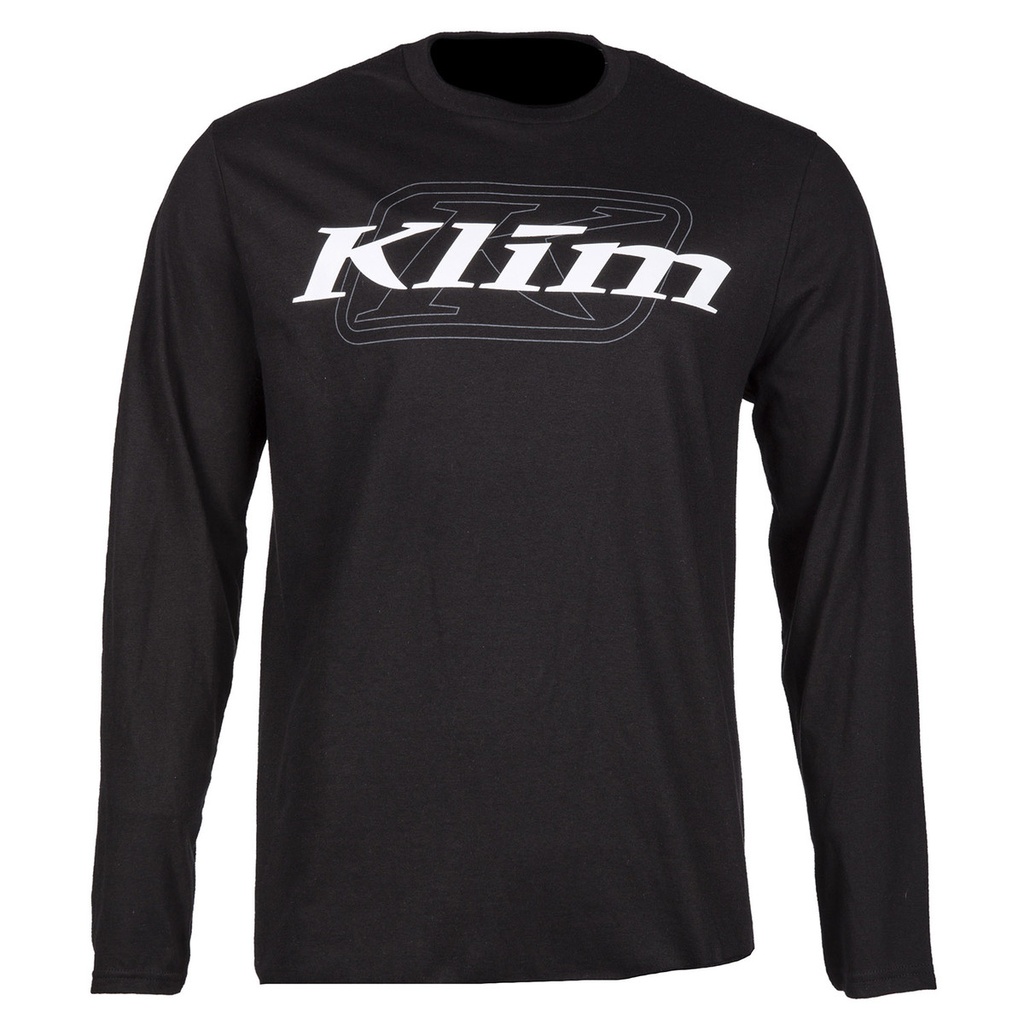 [3791-000-140-000] Klim K Corp LS T LG Black - White
