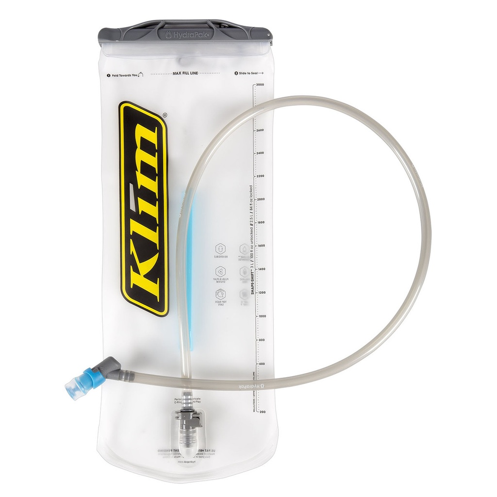 Klim Hydrapak Shape-Shift 3L Clear