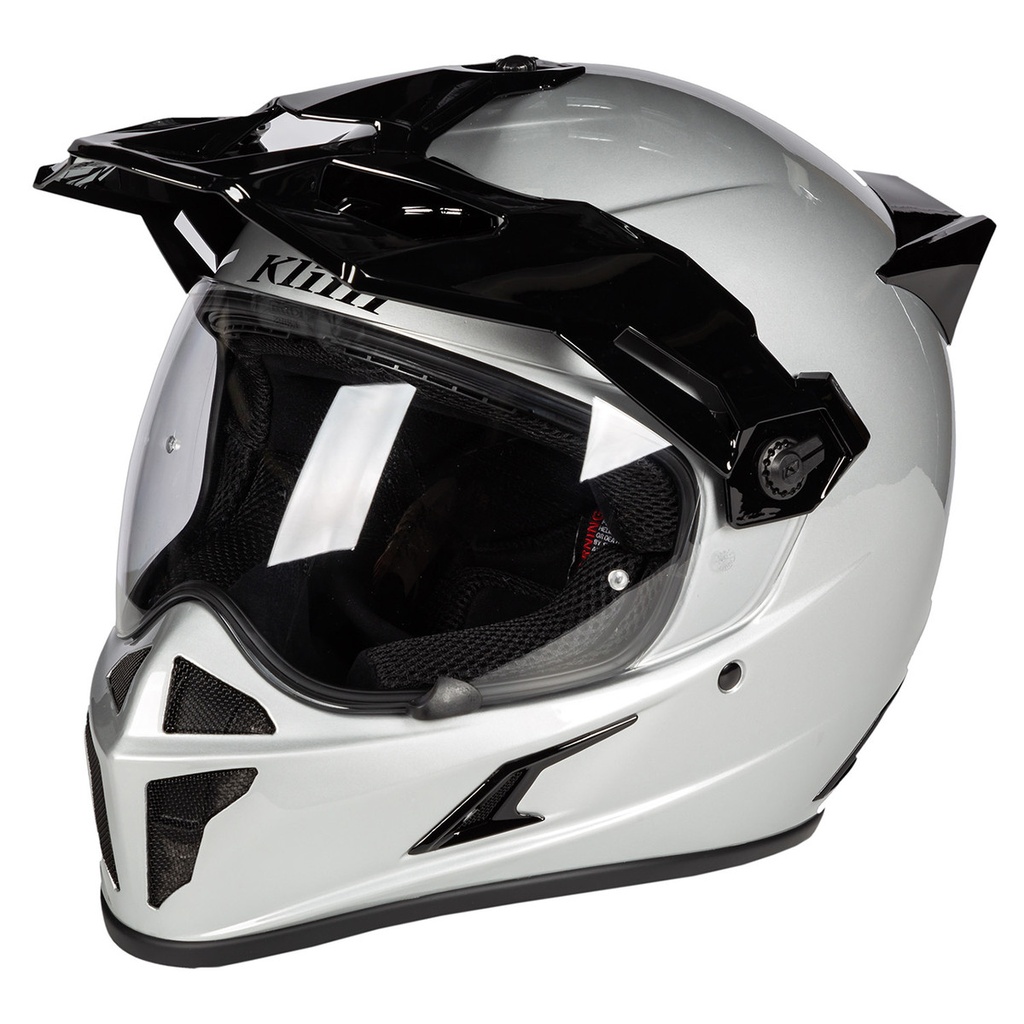 [3899-000-130-009 ] Klim Krios Helmet ECE MD Gloss Silver
