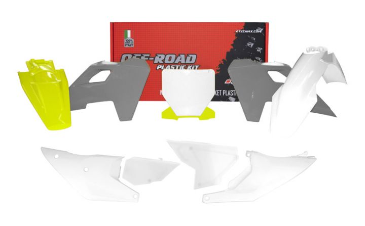 [R-KITHSQ-OEM-533 ] RTech Husqvarna TC 23-24 White-Yellow-Gray